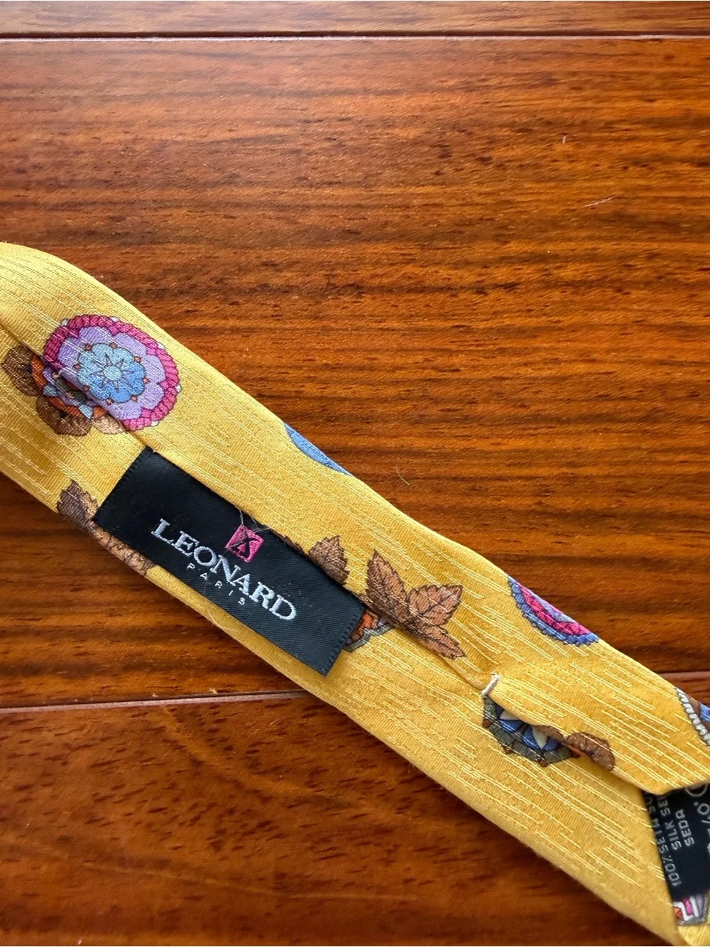 Two Leonard of Paris Men’s Neck Ties - (Rare)